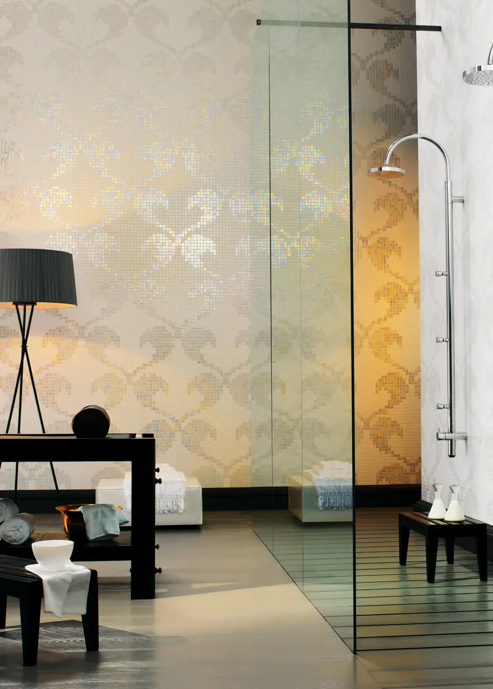 Bisazza - Hearts White mosaic