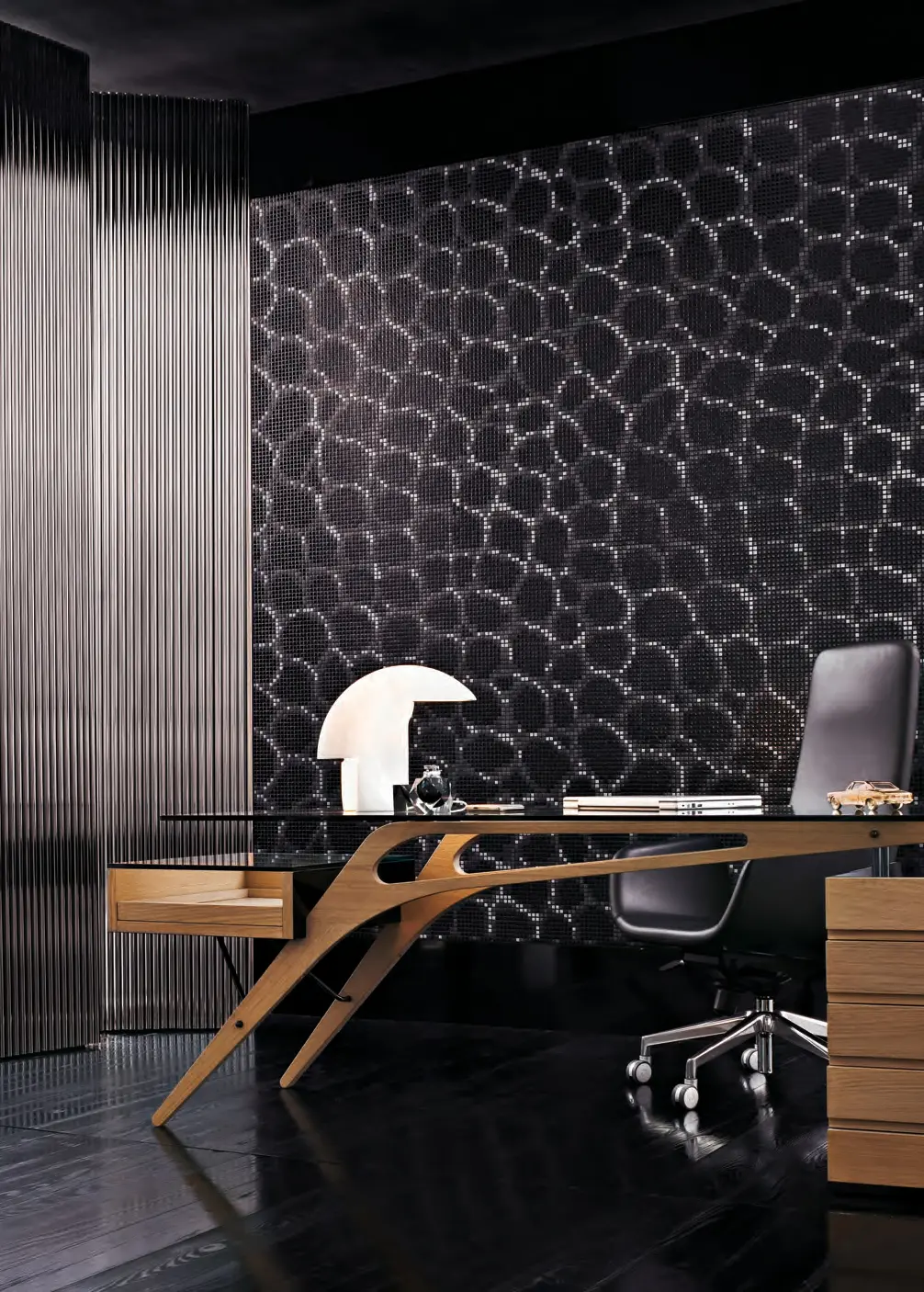 Bisazza - Crocodile Brown mosaic
