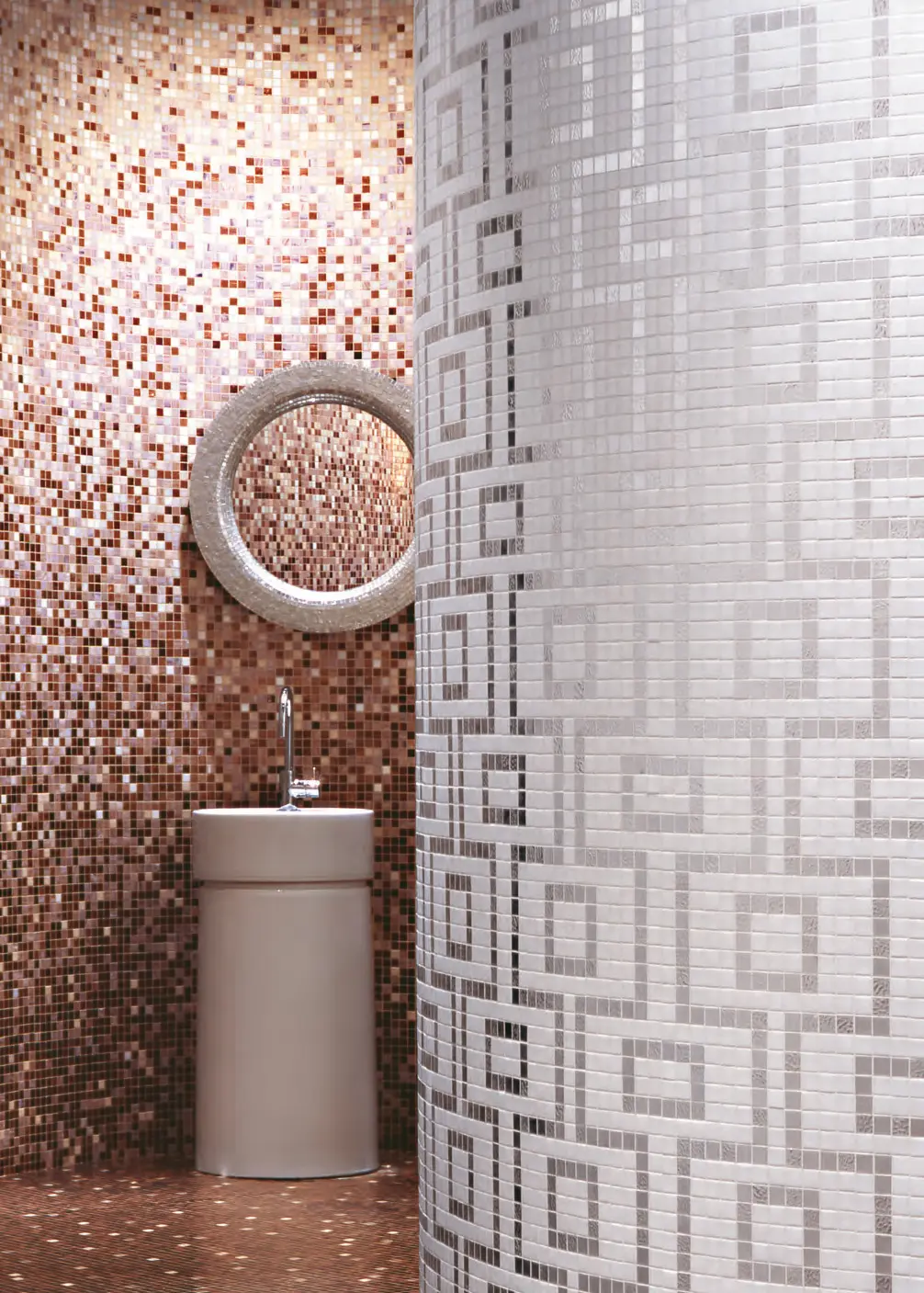 Bisazza - Labirinto Bianco mosaic