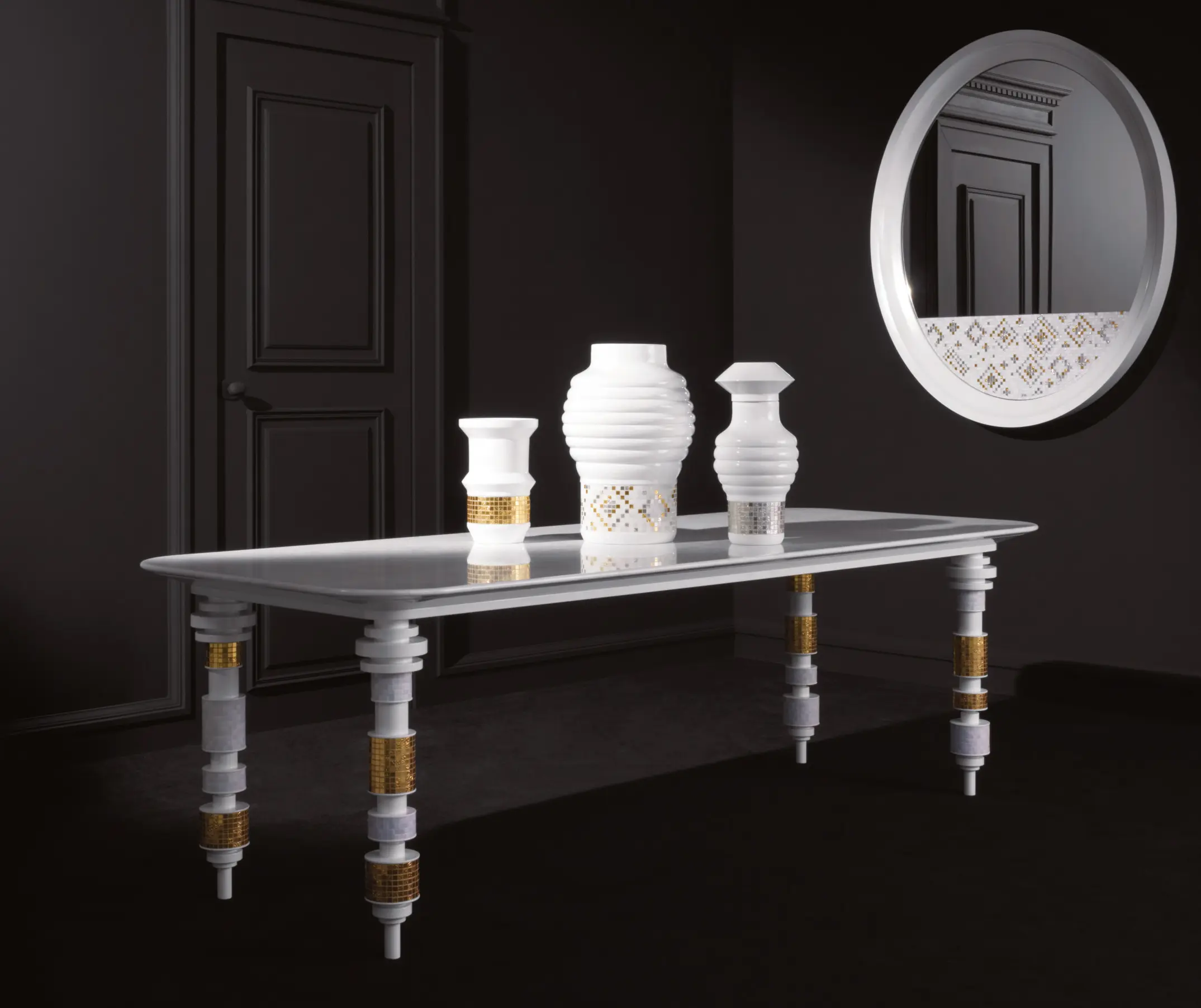 Bisazza - Engine black table
