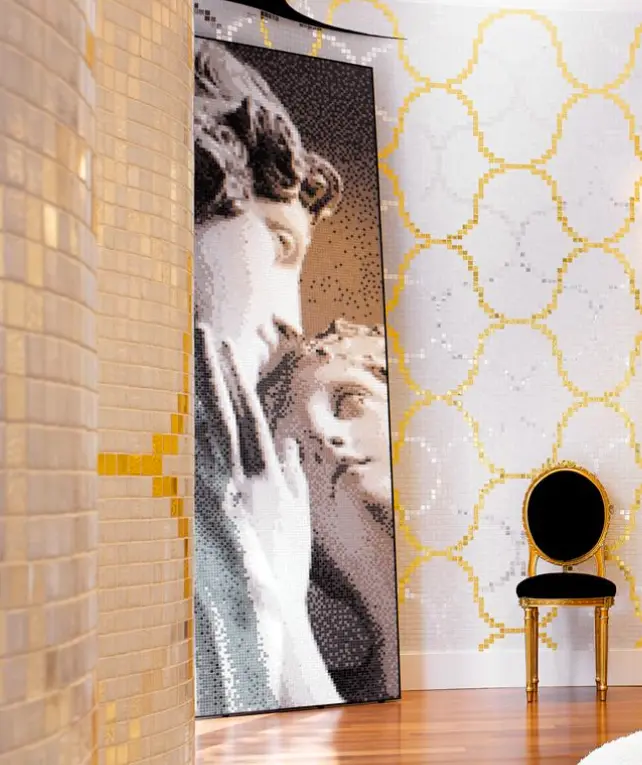 Bisazza - Venere e Adone mosaic panel