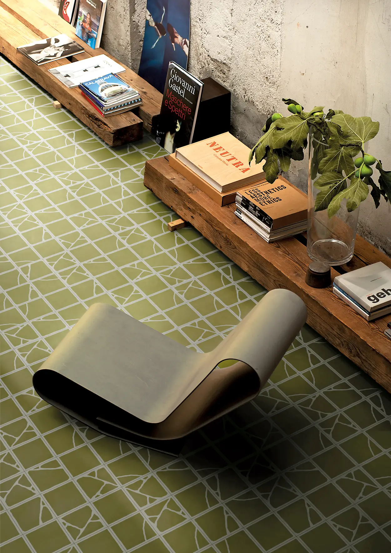Bisazza - Skew Red