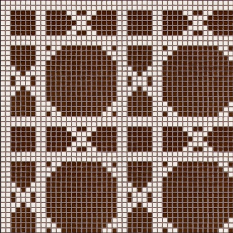 Display product Vienna Marrone mosaic from manufacturer Bisazza