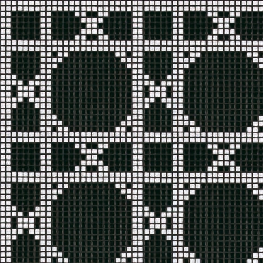 Display product Vienna Nero mosaic from manufacturer Bisazza