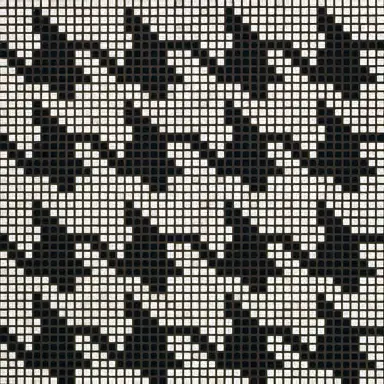 Bisazza - Pied de Poule Nero mosaic
