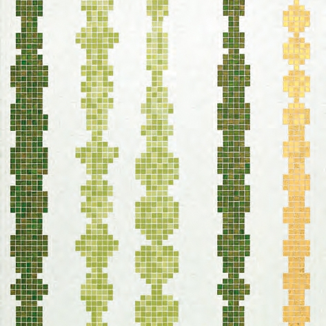 Columns Green A mosaic