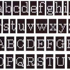 Produkt Alfabeto Negativo mosaic des Herstellers Bisazza anzeigen