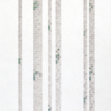 Bamboo White A mosaic
