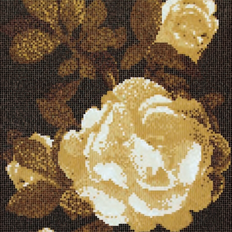 Afficher le produit Springrose Brown B mosaic du fabricant Bisazza
