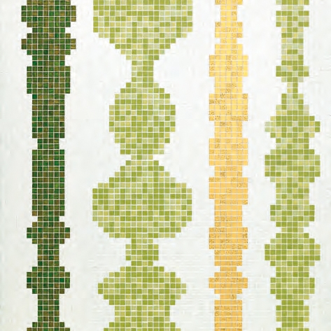 Afficher le produit Columns Green B mosaic du fabricant Bisazza