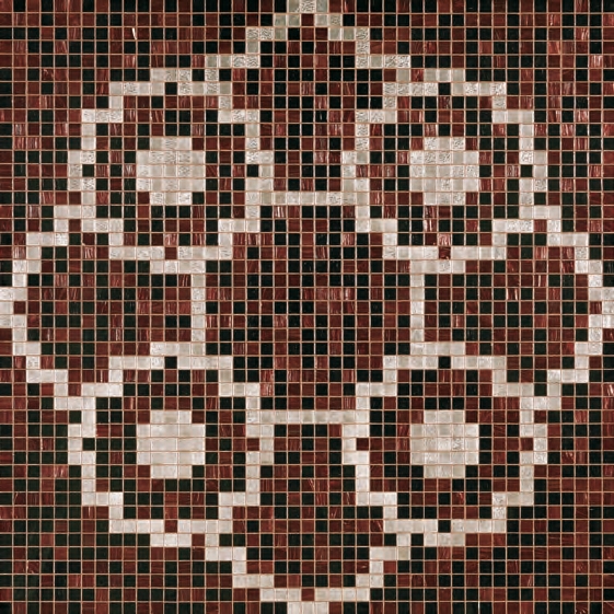 Afficher le produit Linear De Rosas Marron mosaic du fabricant Bisazza