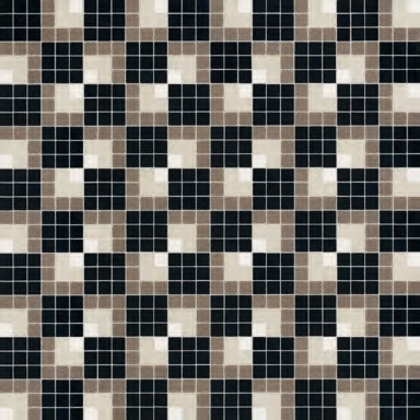 Display product Vibration Noire Mosaic from manufacturer Bisazza