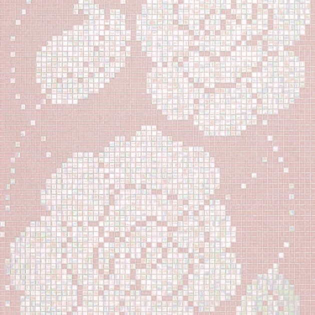 Afficher le produit Winter Flowers Pink mosaic du fabricant Bisazza