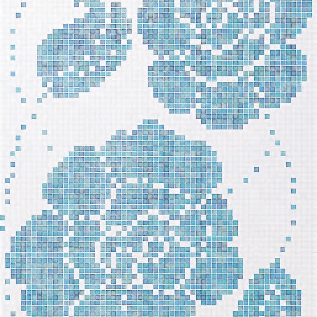Produkt Winter Flowers Blue mosaic des Herstellers Bisazza anzeigen