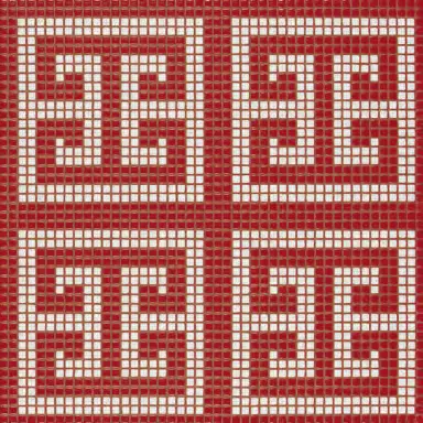 Bisazza - Key White Red mosaic