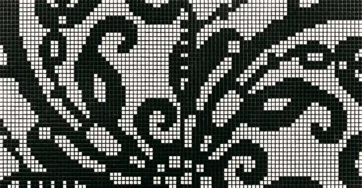 Bisazza - Embroidery Black mosaic
