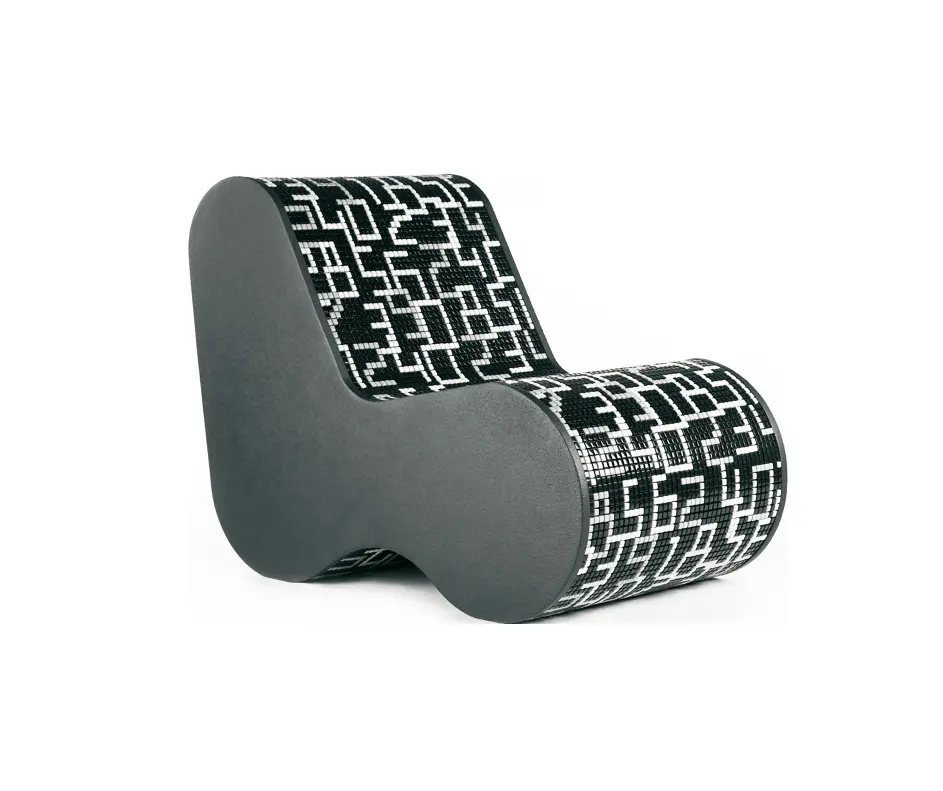 Bisazza - Single Soft Mosaic Data Black