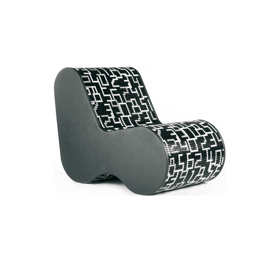 Single Soft Mosaic Data Black