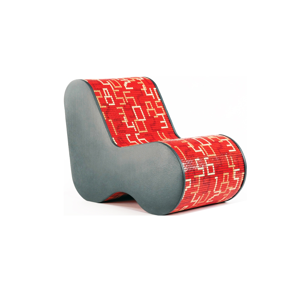 Single Soft Mosaic Data Red