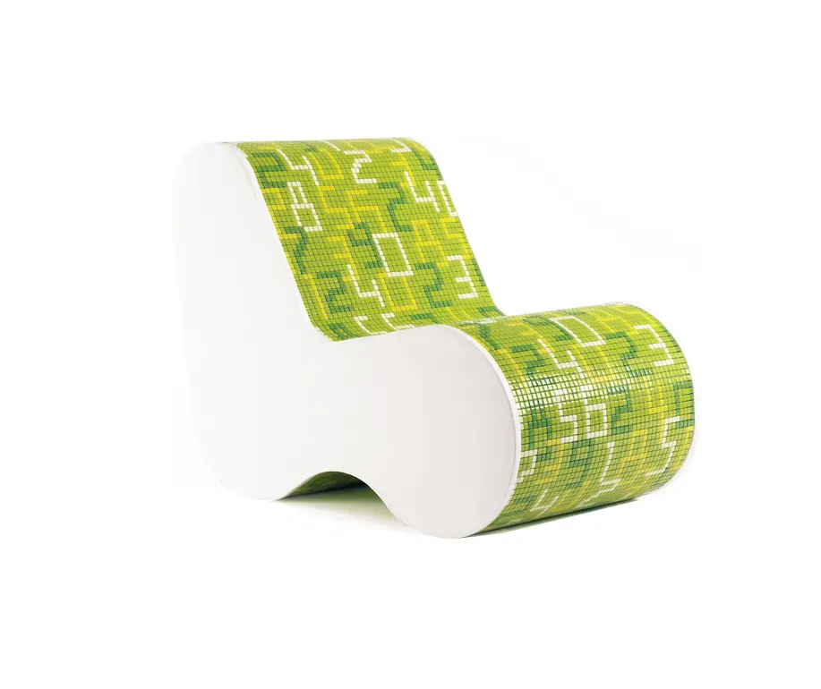 Bisazza - Single Soft Mosaic Data Green