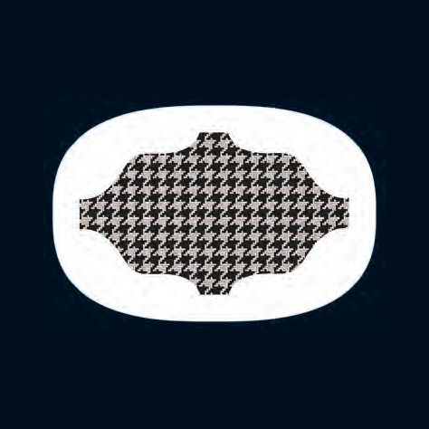 Mosaic Super Ellipse | Pied de Poule