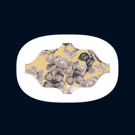 Mosaic Super Ellipse | Hanami white