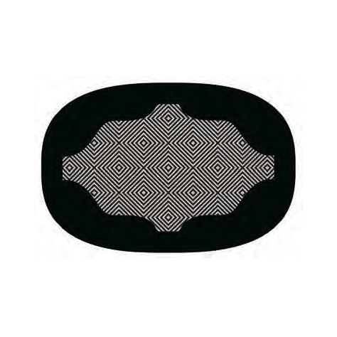 Mosaic Super Ellipse | Wengé