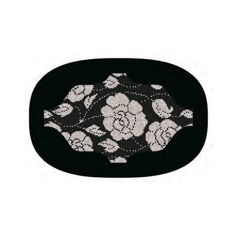 Mosaic Super Ellipse | Winter Flowers