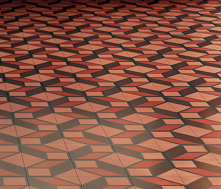 Bisazza - Skew Red