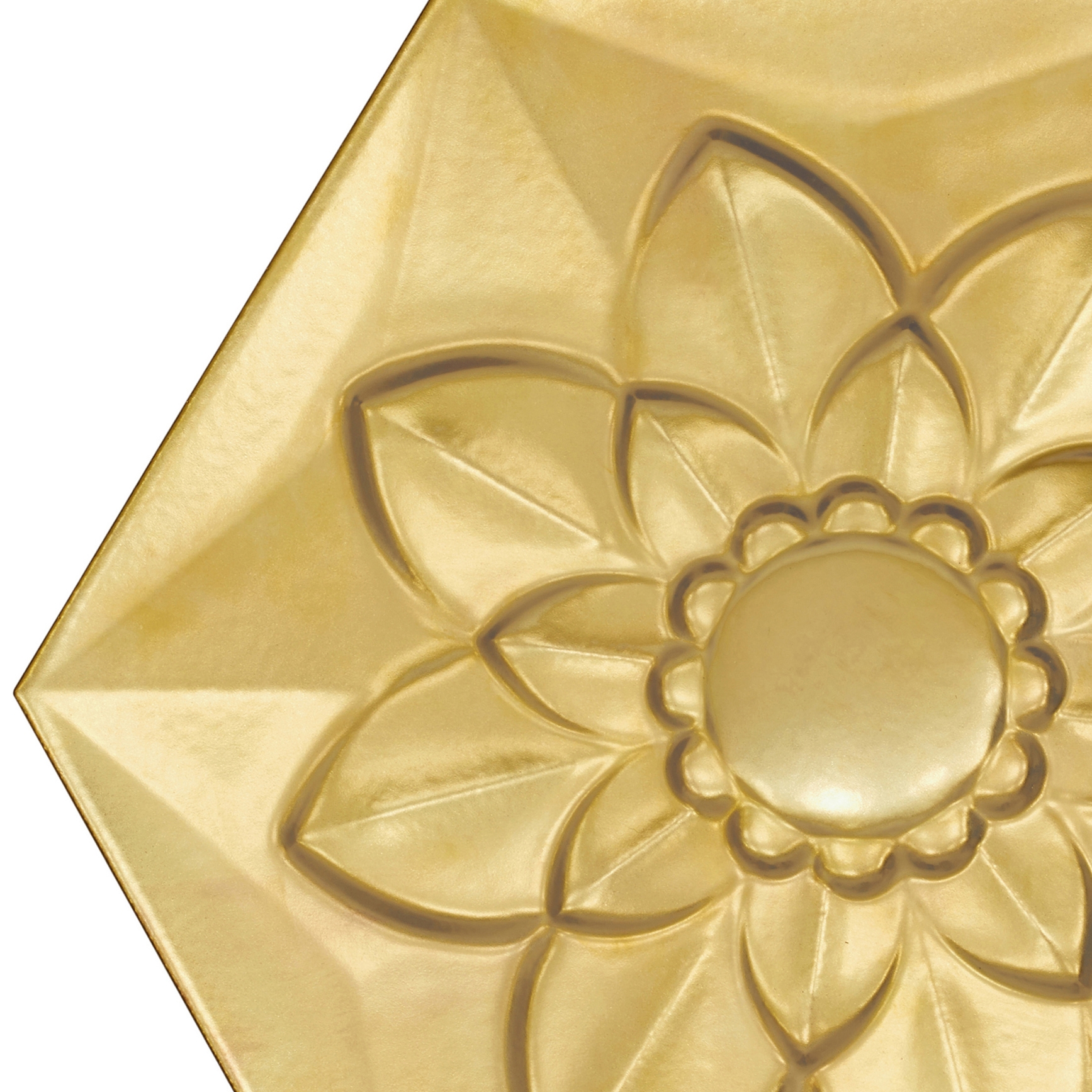 Gold Frozen Flower