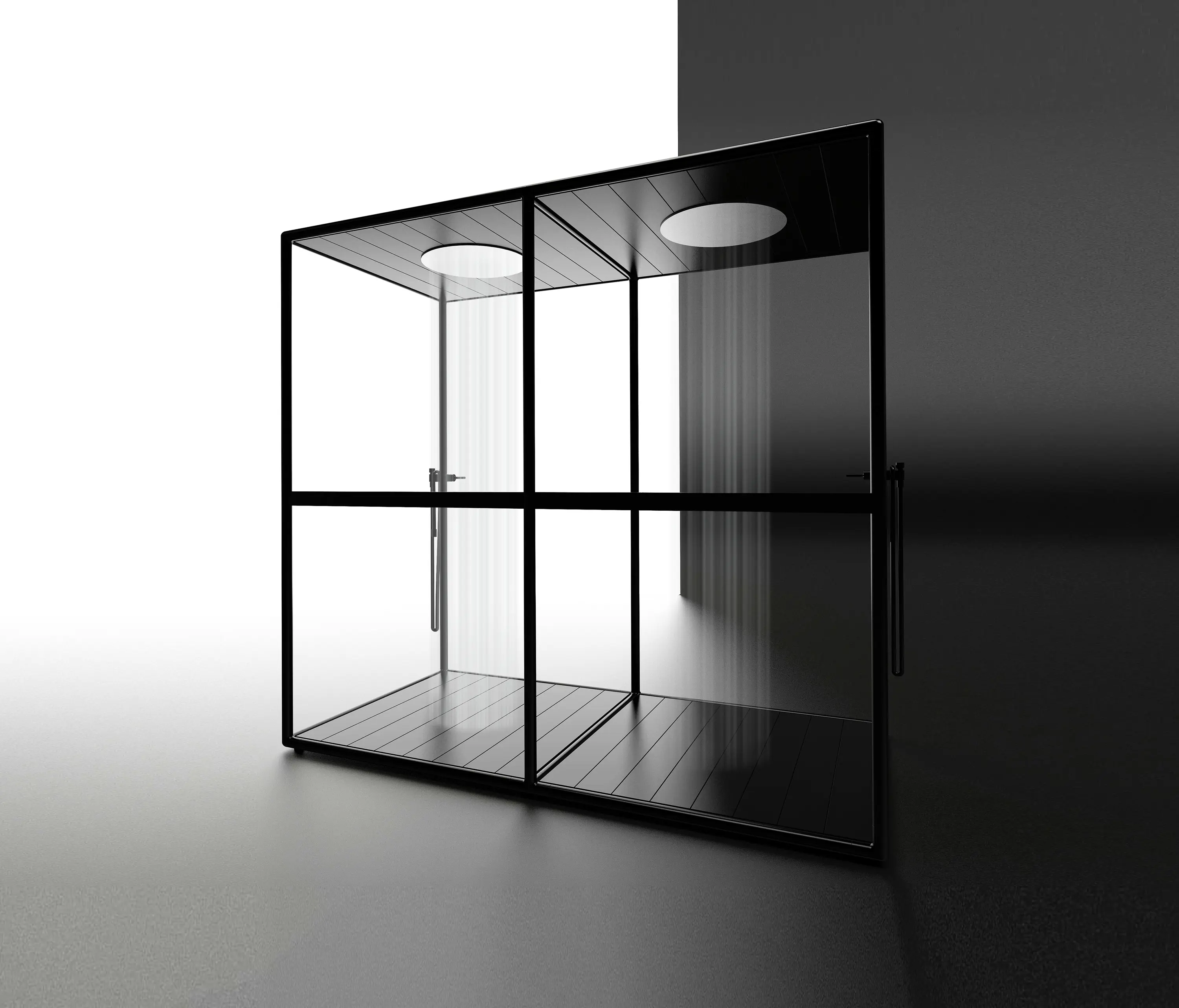 Kos - Wazebo outdoor shower pavilion - double version