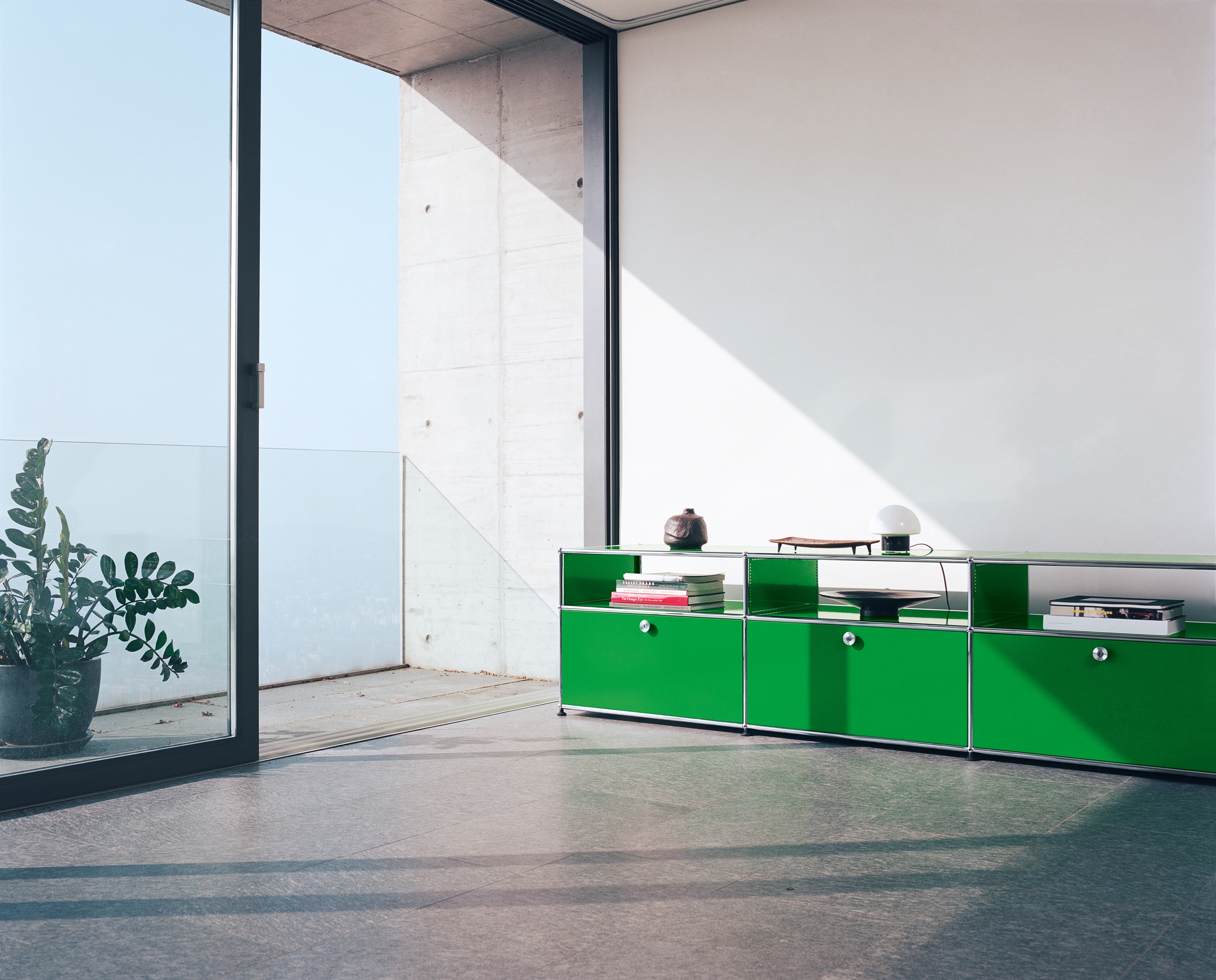 Afficher le produit USM Haller Sideboard | USM Green du fabricant USM