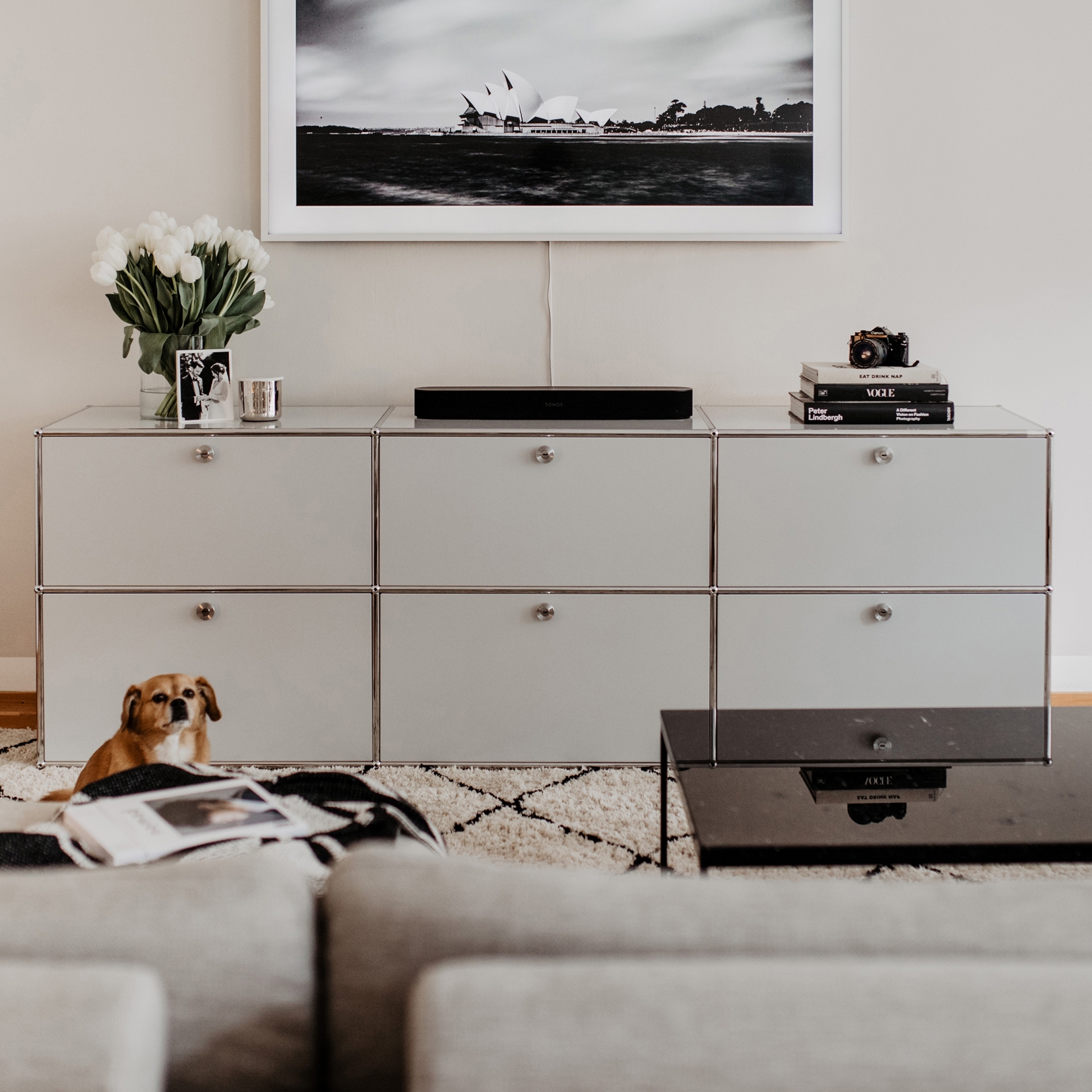USM Haller Credenza | Light Gray