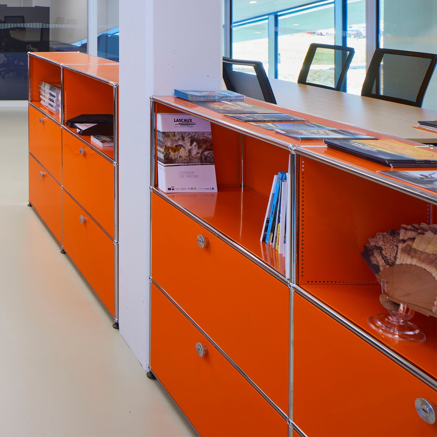 Afficher le produit USM Haller Storage | Pure Orange du fabricant USM