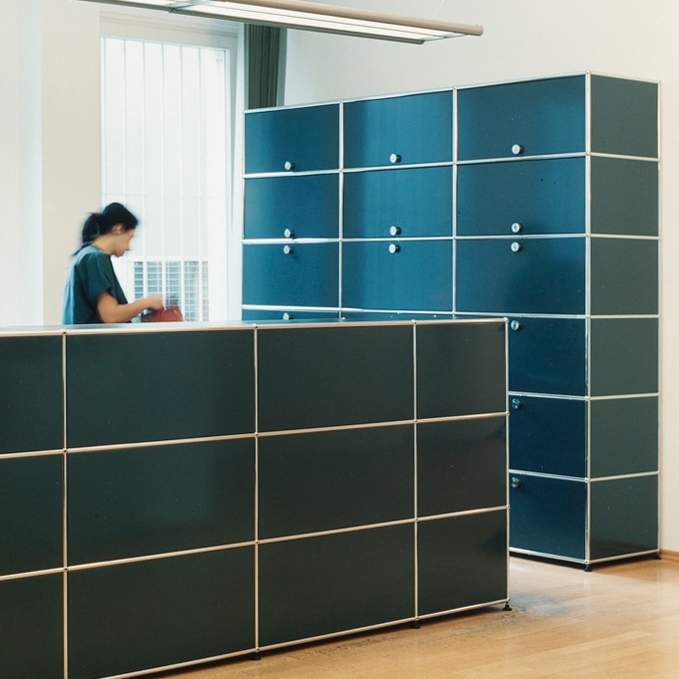 Display product USM Haller Storage | Graphite Black from manufacturer USM