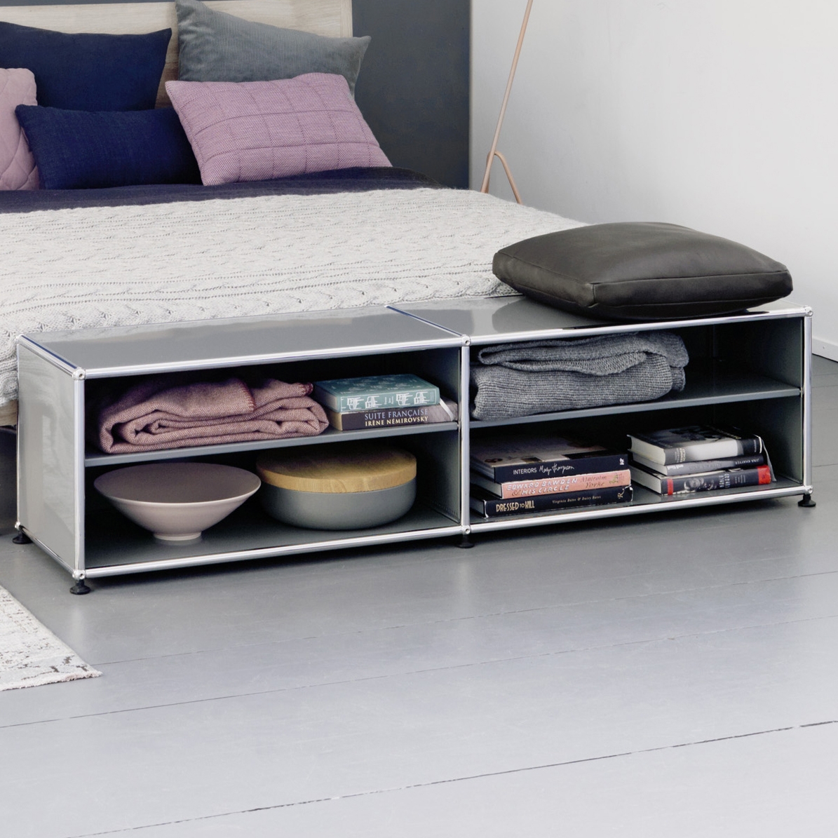 Display product USM Haller Sideboard | Light Gray from manufacturer USM