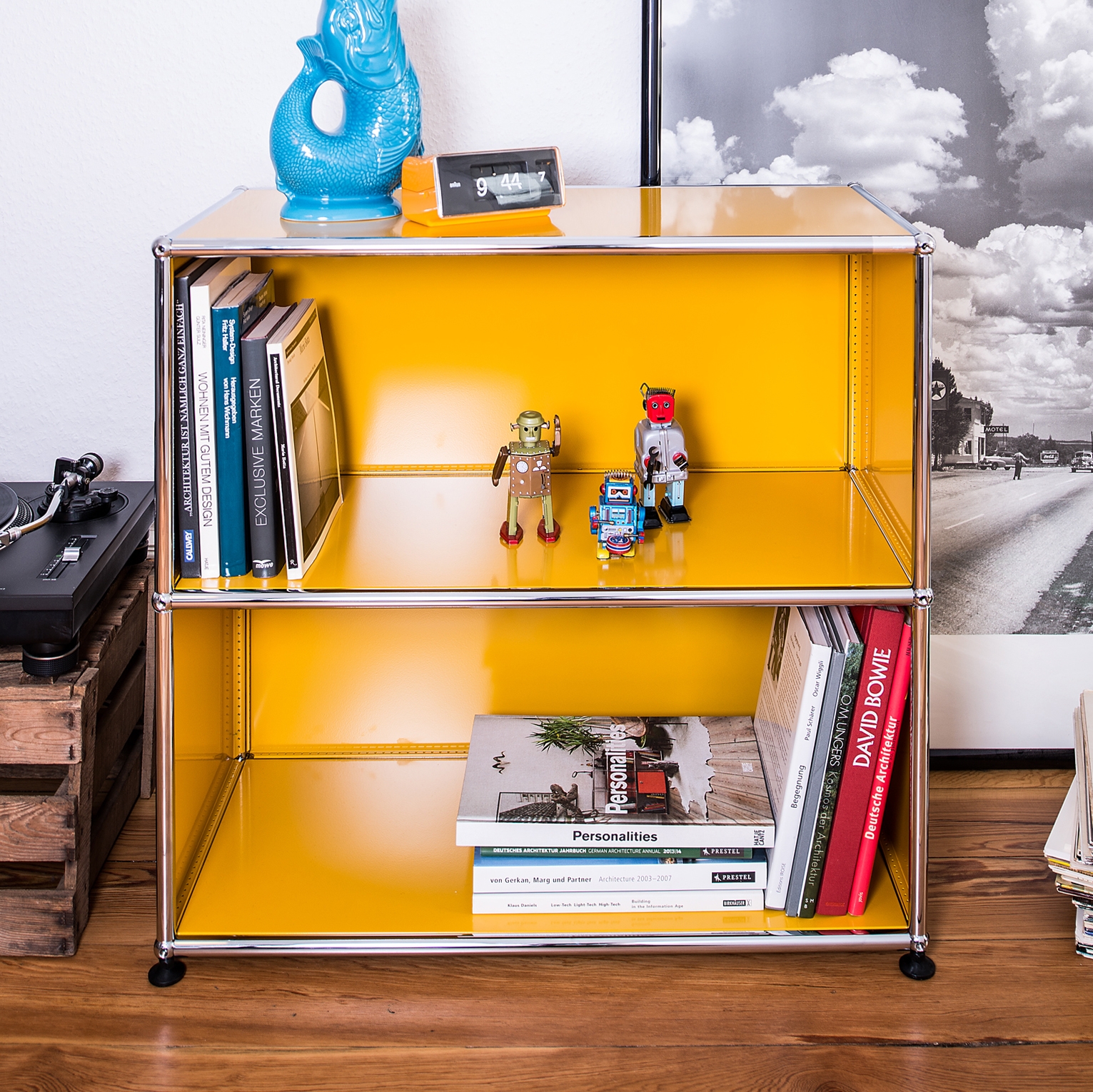 Vertoon produk USM Haller Credenza | Golden Yellow van vervaardiger USM