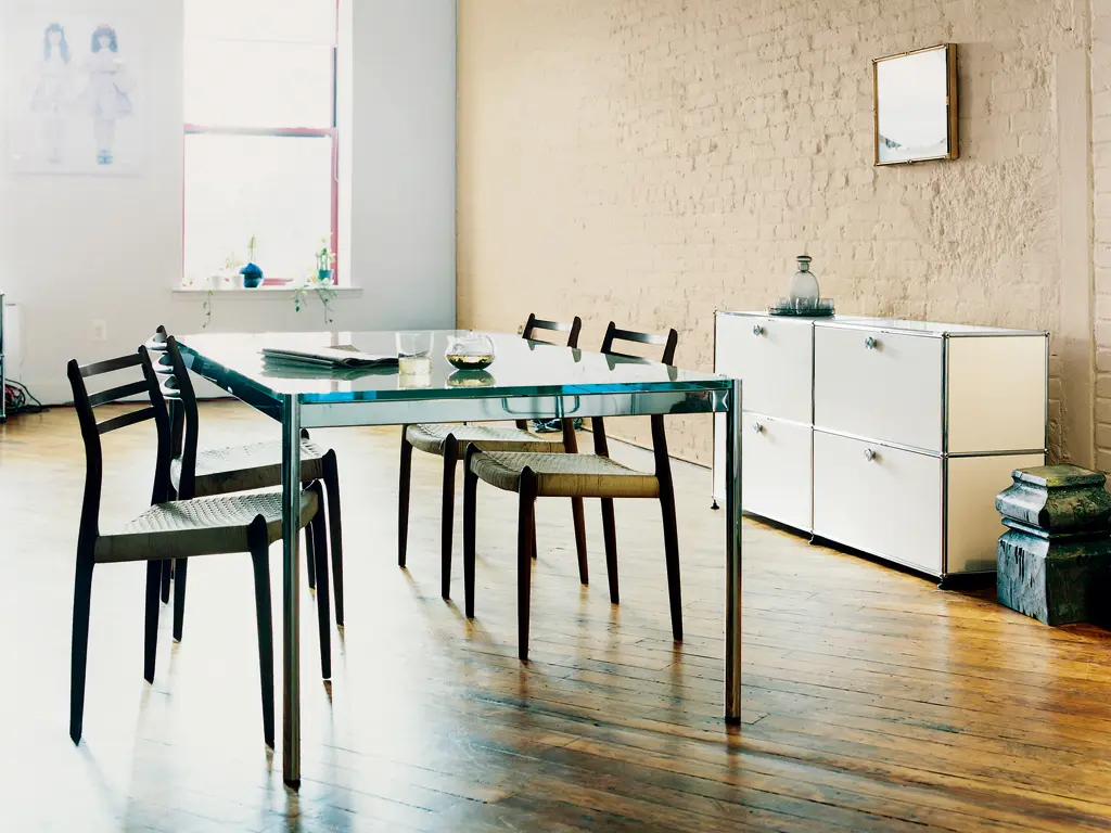 USM - USM Haller Table | Transparent Glass