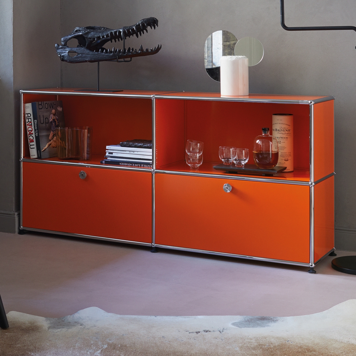 USM Haller Credenza | Pure Orange