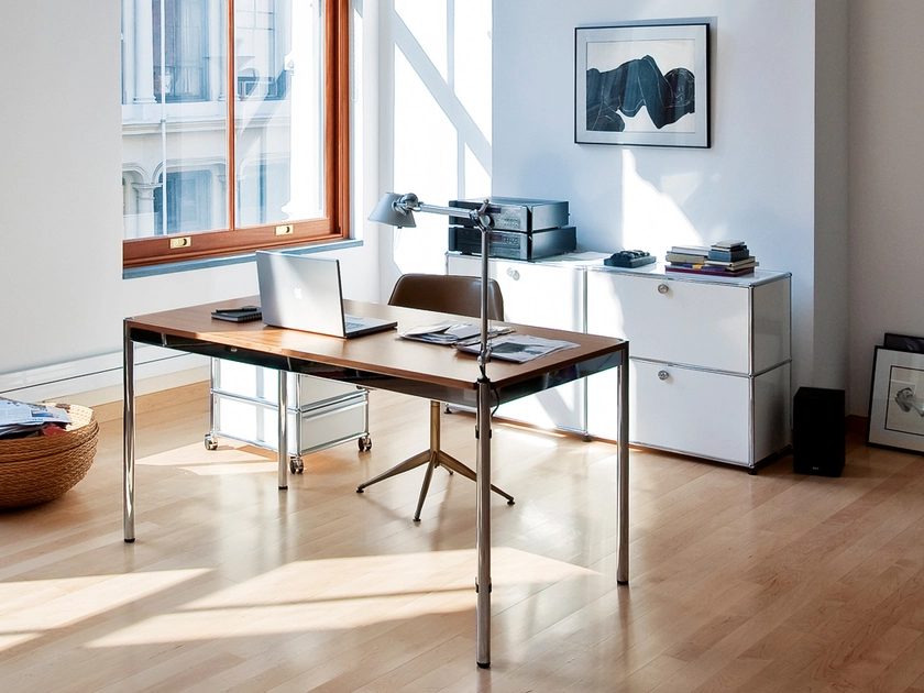 Usm Basic Table USM HALLER TABLE | NATURAL OEAK - Contract tables from USM | Architonic