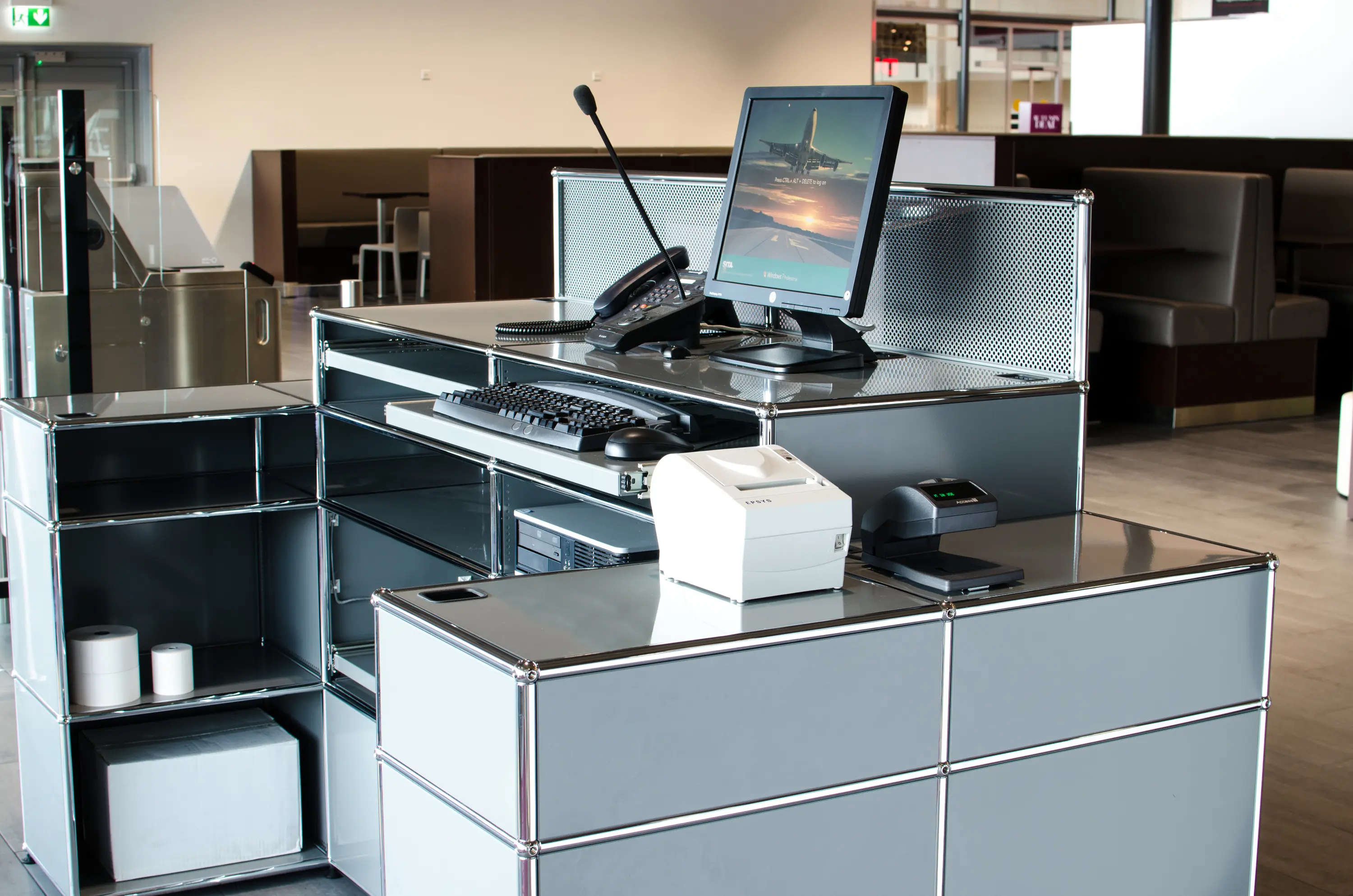 USM - USM Haller Empfangstheke | Lichtgrau