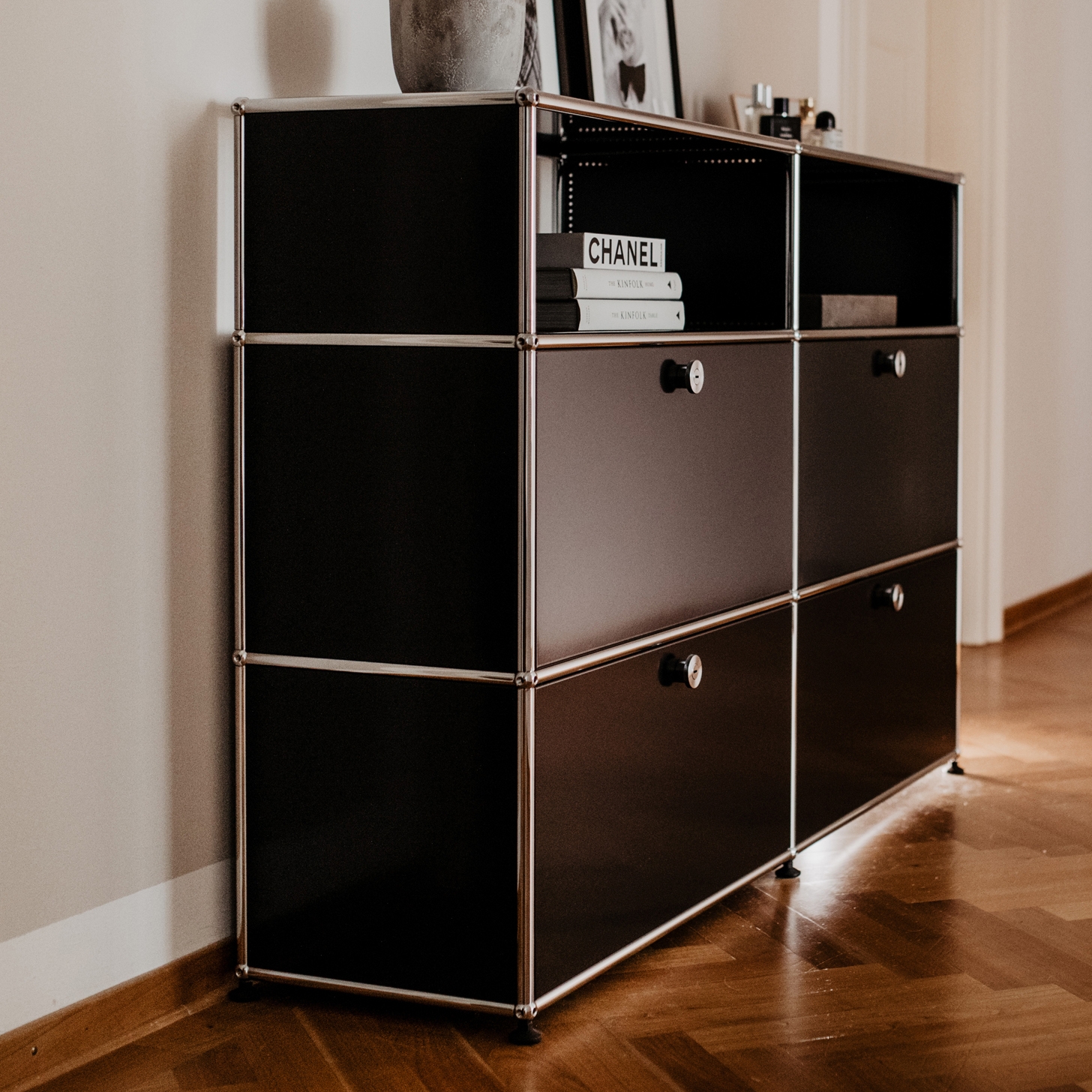 USM Haller Credenza | Graphite Black