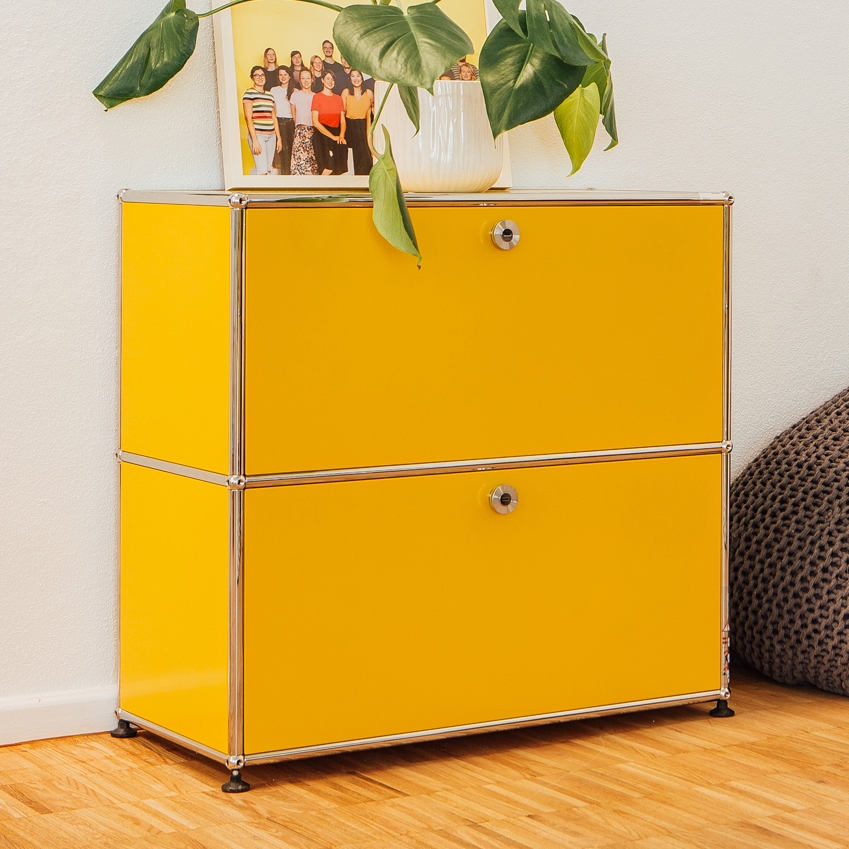 Afficher le produit USM Haller Credenza | Golden Yellow du fabricant USM