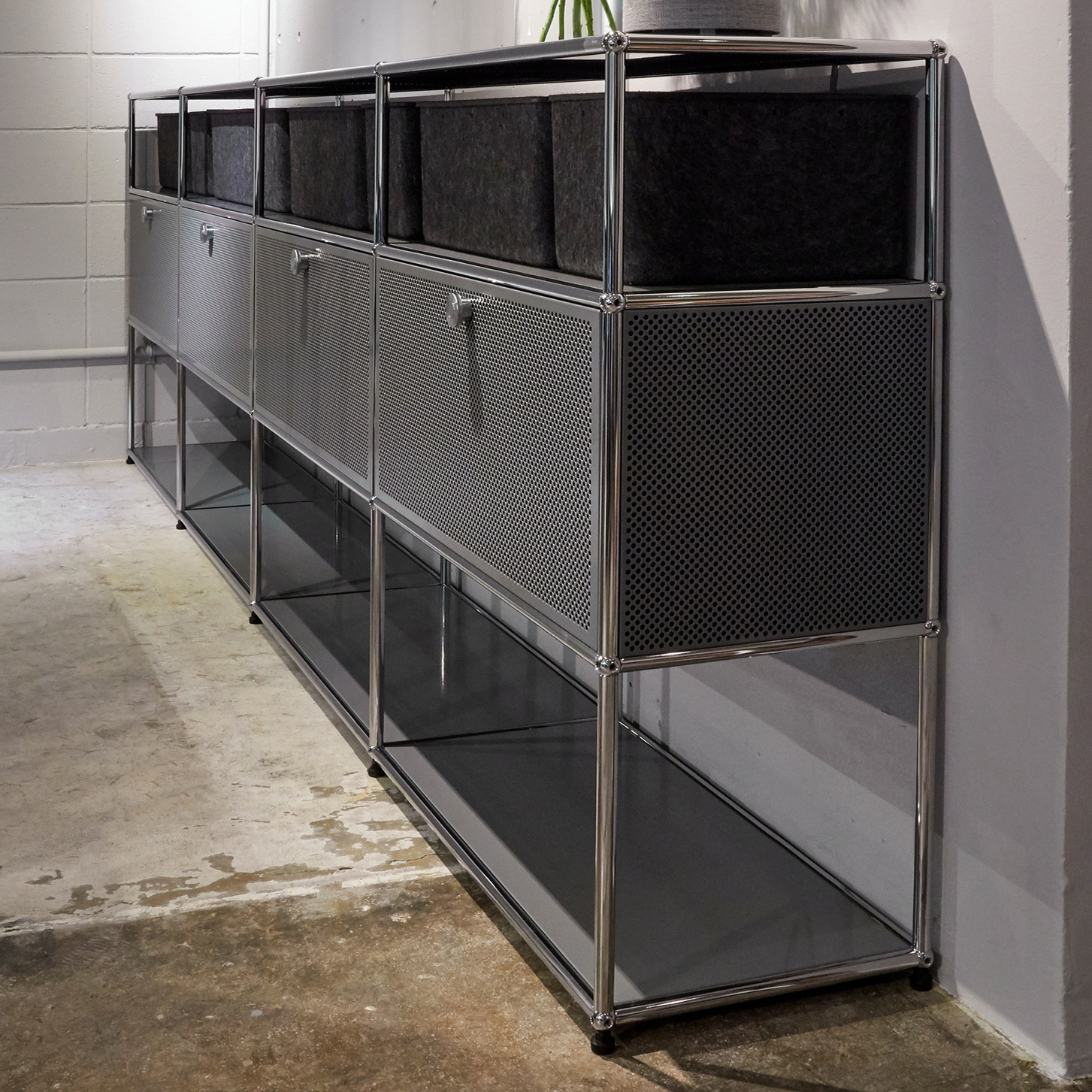 Display product USM Haller Sideboard | Mid-gray from manufacturer USM