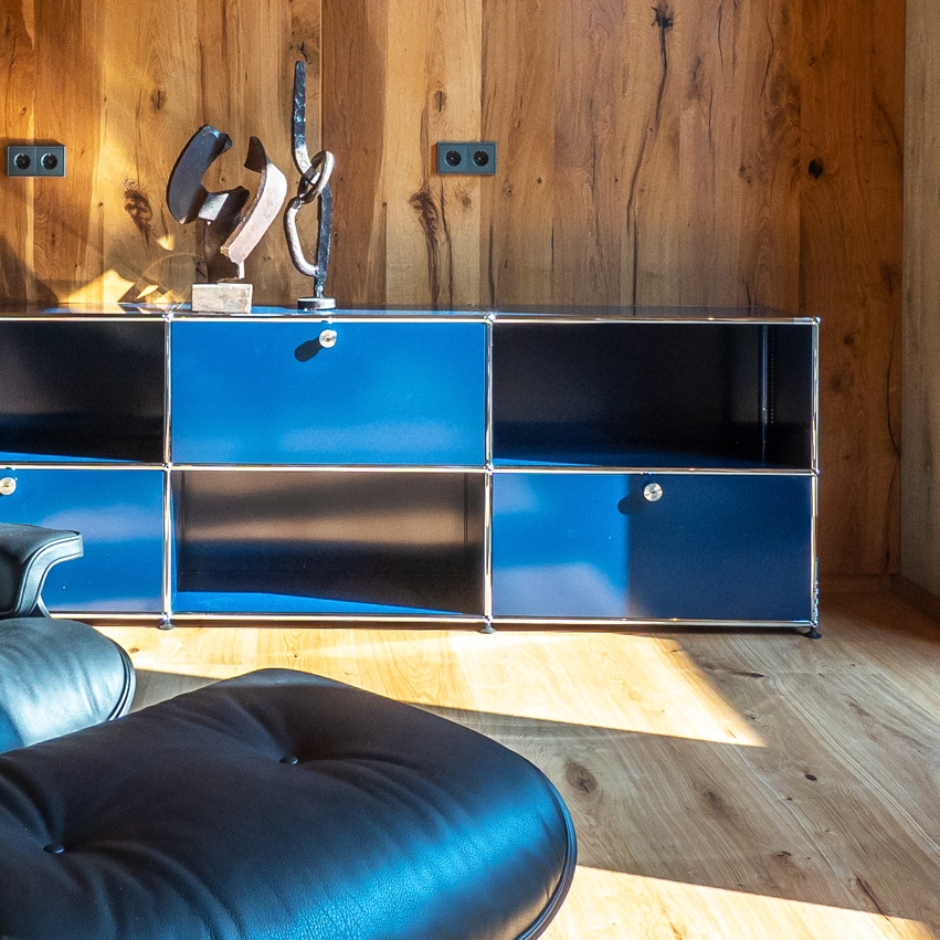 Display product USM Haller Sideboard | Gentian Blue from manufacturer USM