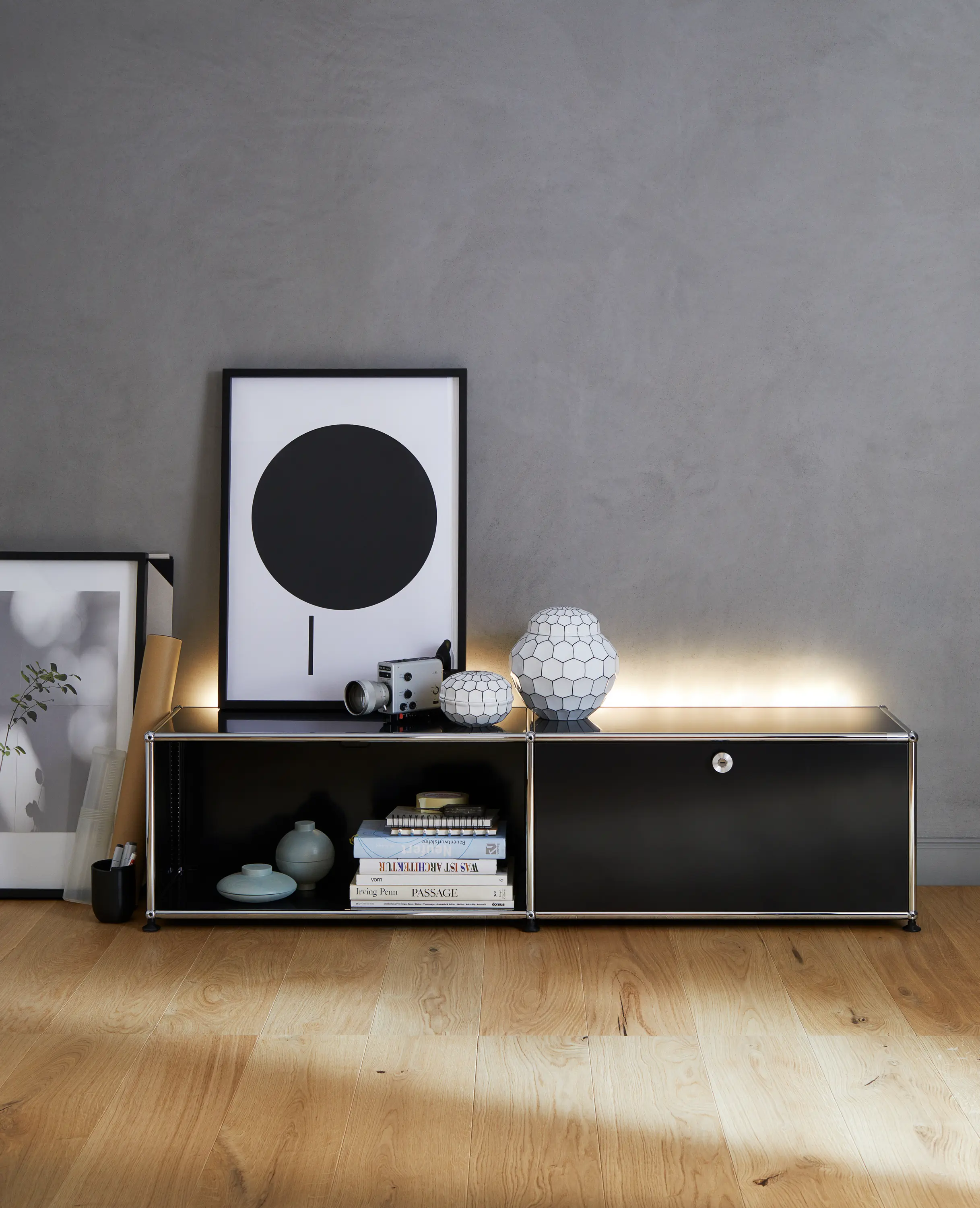 USM - USM Haller E Credenza | Graphite Black