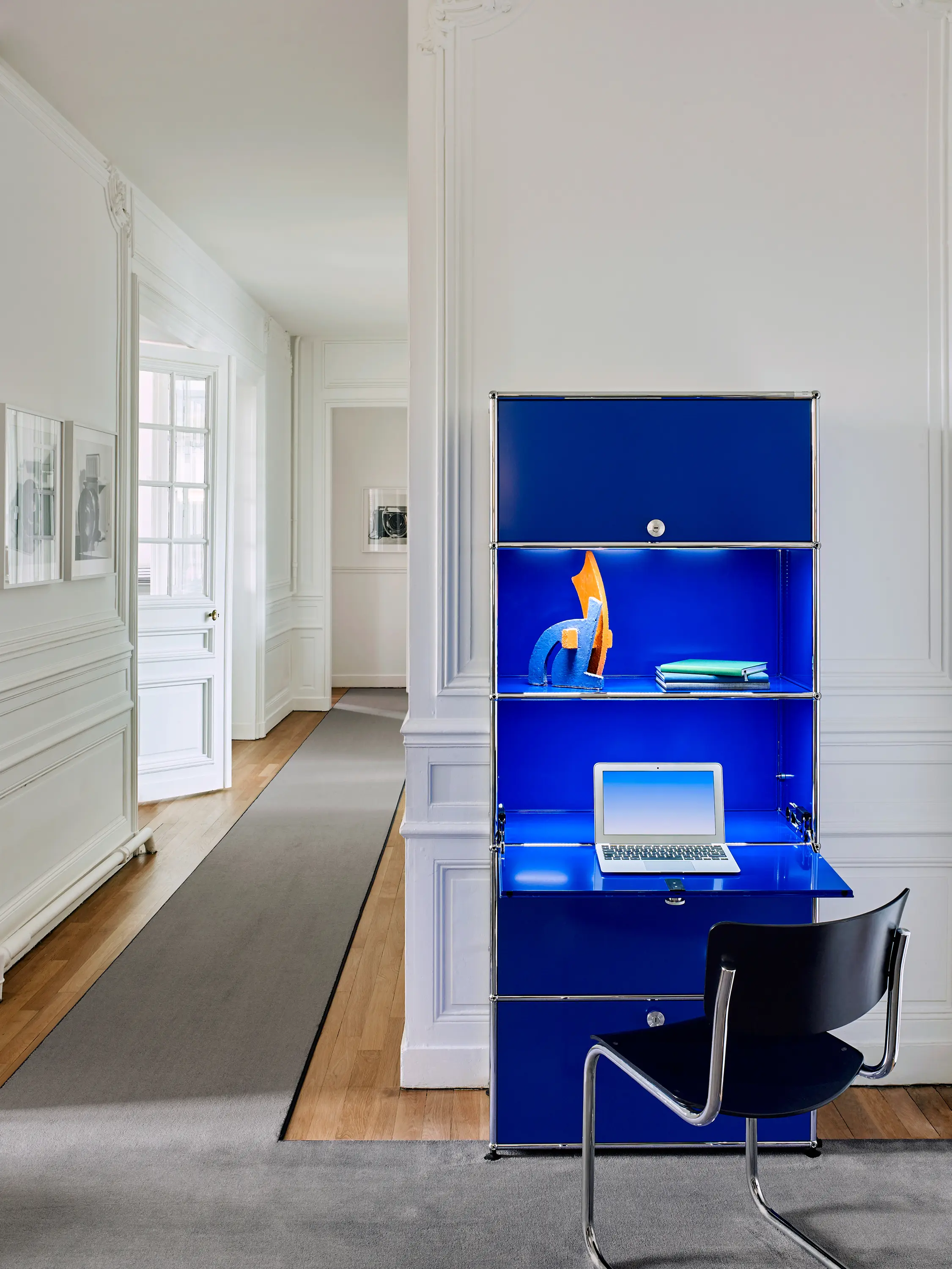 USM - USM Haller E Shelf | Gentian Blue