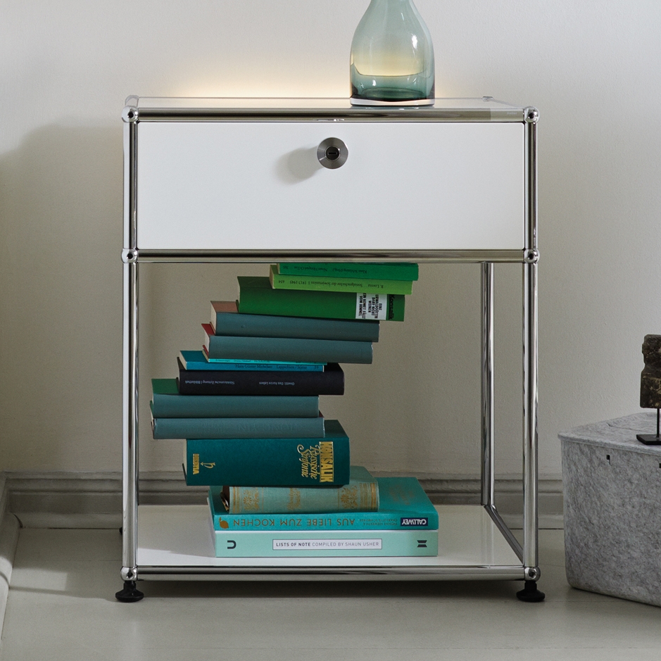 Mostrar el producto USM Haller E Sidetable | Pure White del fabricante USM