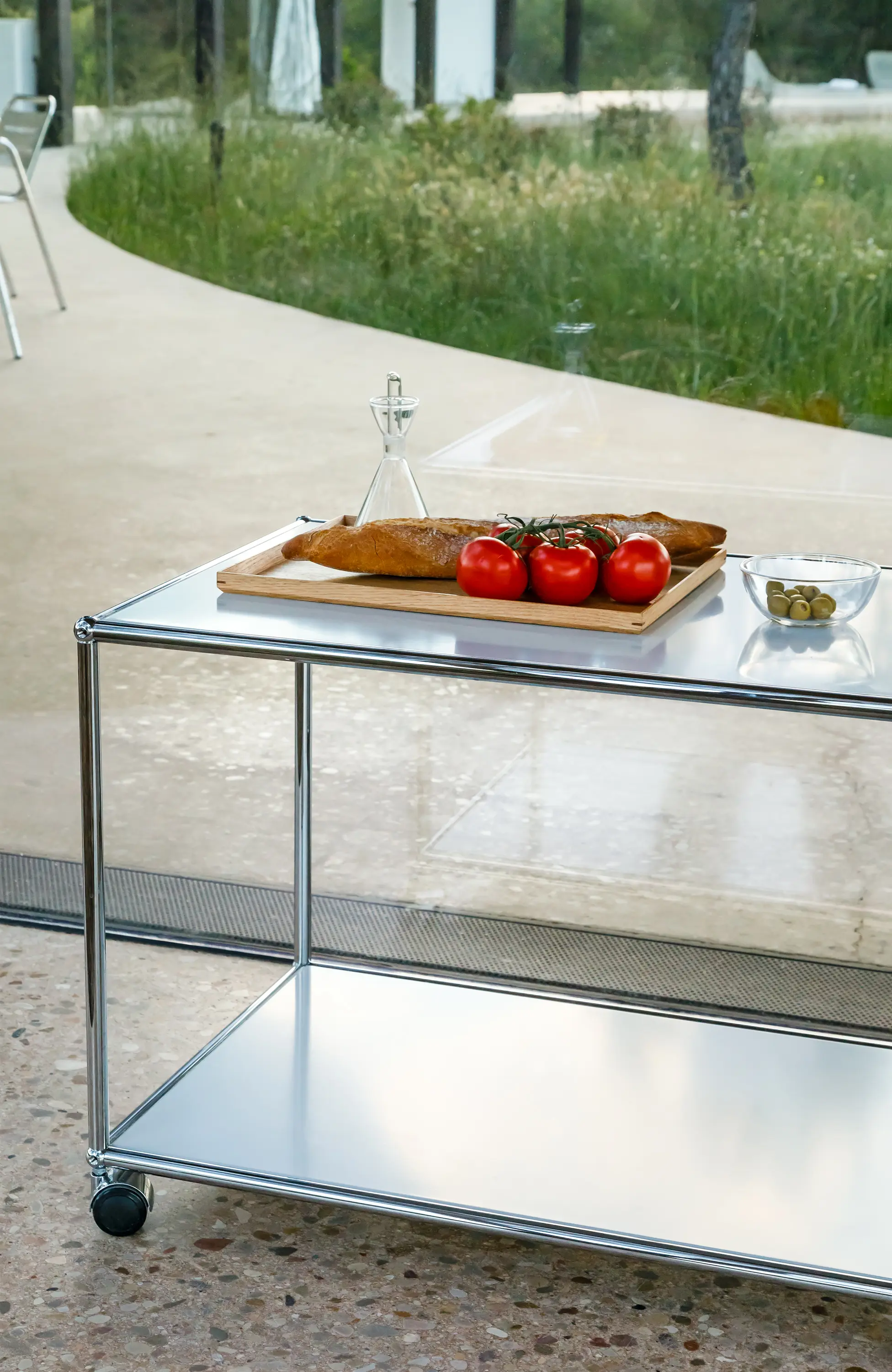 USM - USM Haller Serving Cart | Light Gray