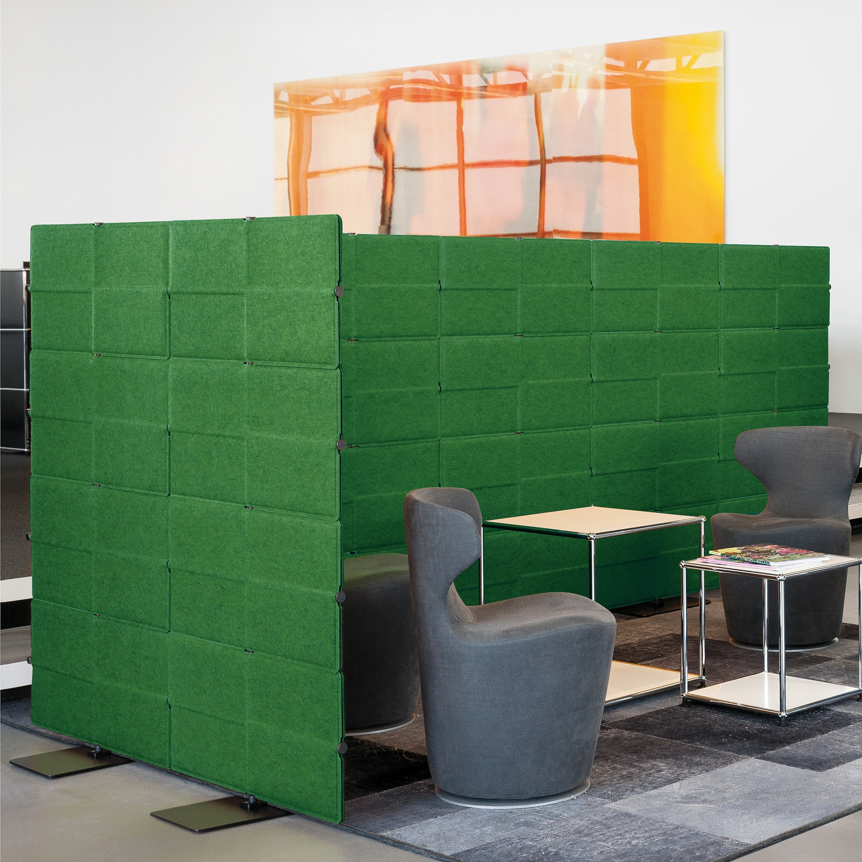 Display product USM Privacy Panels | Blue from manufacturer USM